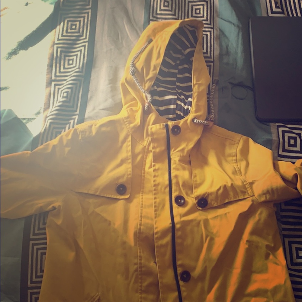 Yellow raincoat